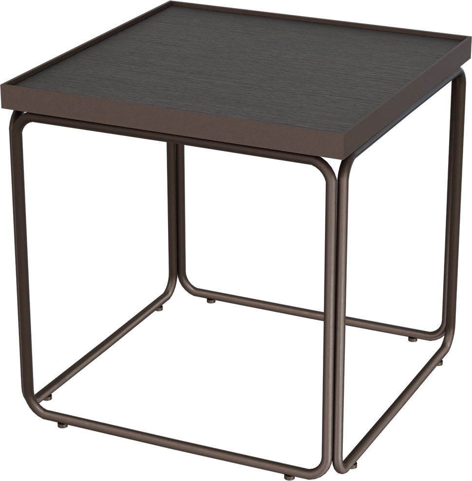 Masterliving Tables TABLE ROUNDED CACAO SQUARE H.45CM