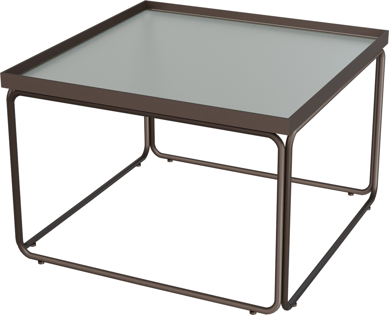 Masterliving Tables TABLE ROUNDED CACAO SQUARE H.40CM