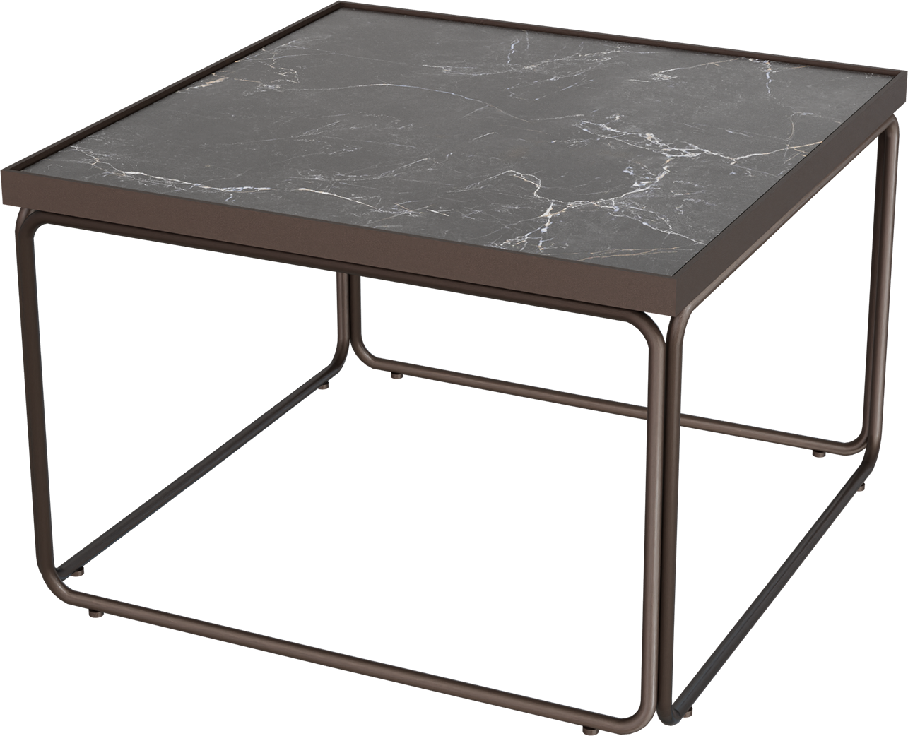 Masterliving Tables TABLE ROUNDED CACAO SQUARE H.40CM
