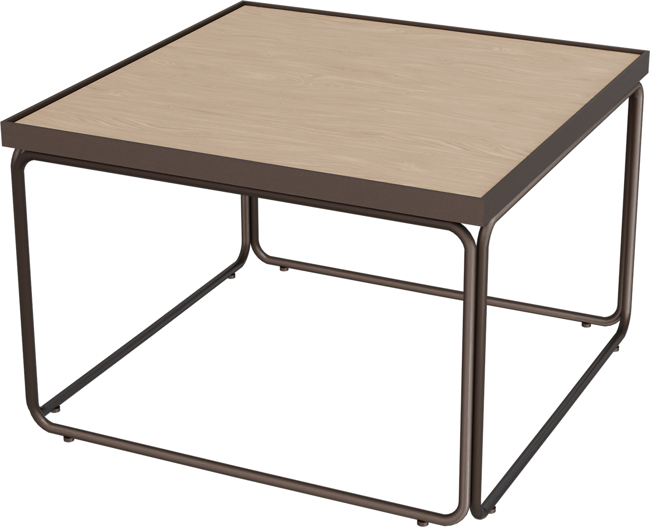 Masterliving Tables TABLE ROUNDED CACAO SQUARE H.40CM
