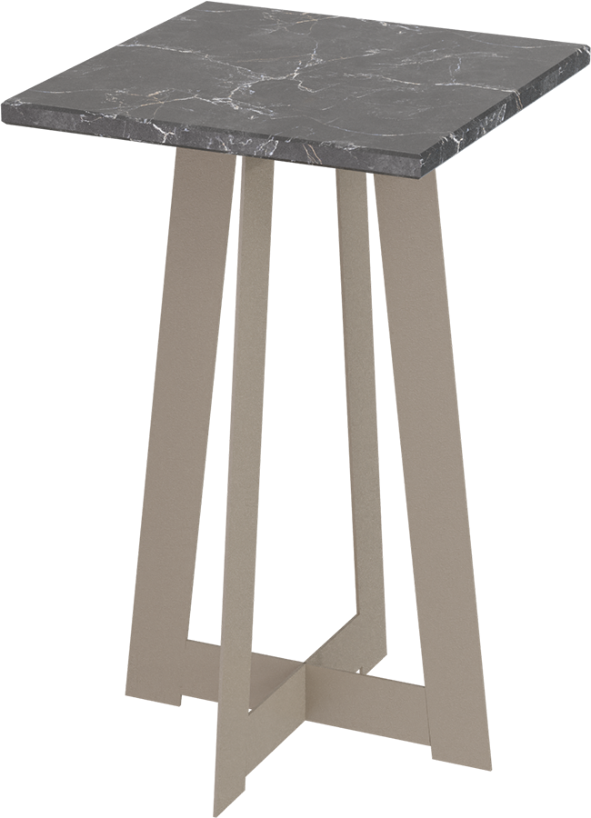 Masterliving Tables TABLE TRIANGLE BEIGE TERRA H.50CM