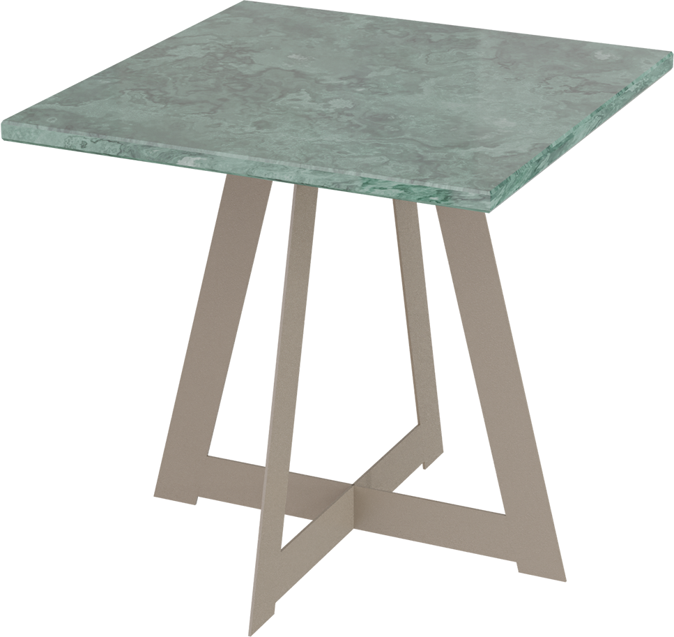 Masterliving Tables TABLE TRIANGLE BEIGE TERRA H.45CM
