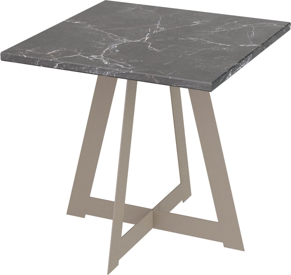 Masterliving Tables TABLE TRIANGLE BEIGE TERRA H.45CM