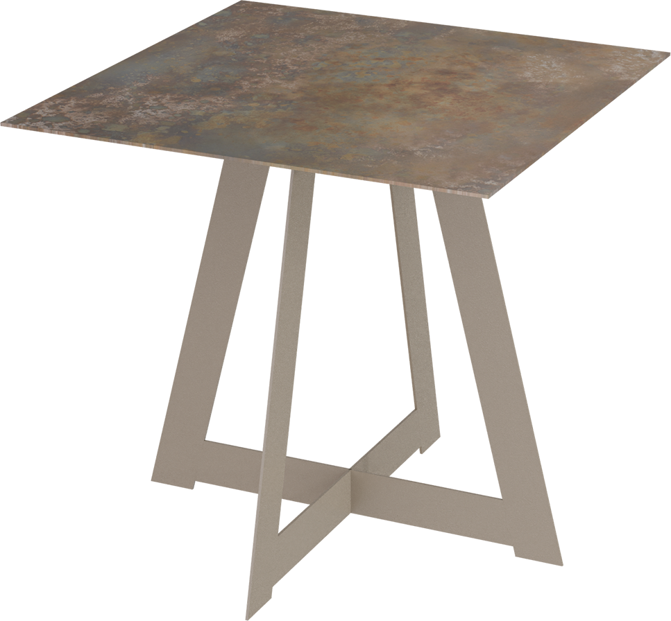 Masterliving Tables TABLE TRIANGLE BEIGE TERRA H.45CM