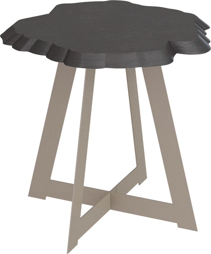 Masterliving Tables TABLE TRIANGLE BEIGE TERRA H.45CM