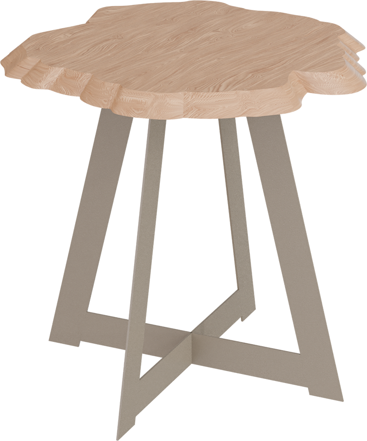 Masterliving Tables TABLE TRIANGLE BEIGE TERRA H.45CM