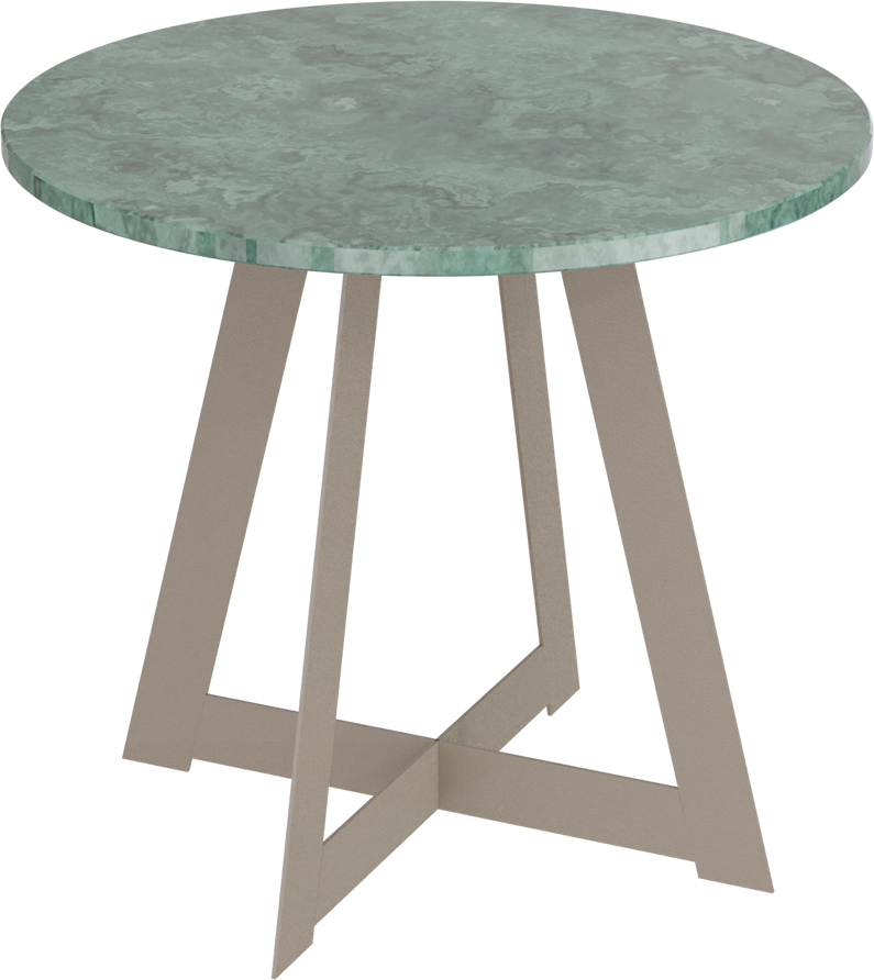 Masterliving Tables TABLE TRIANGLE BEIGE TERRA H.45CM