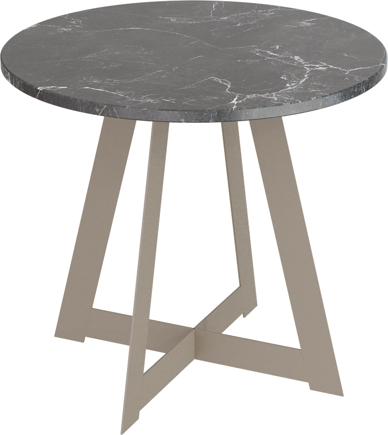 Masterliving Tables TABLE TRIANGLE BEIGE TERRA H.45CM