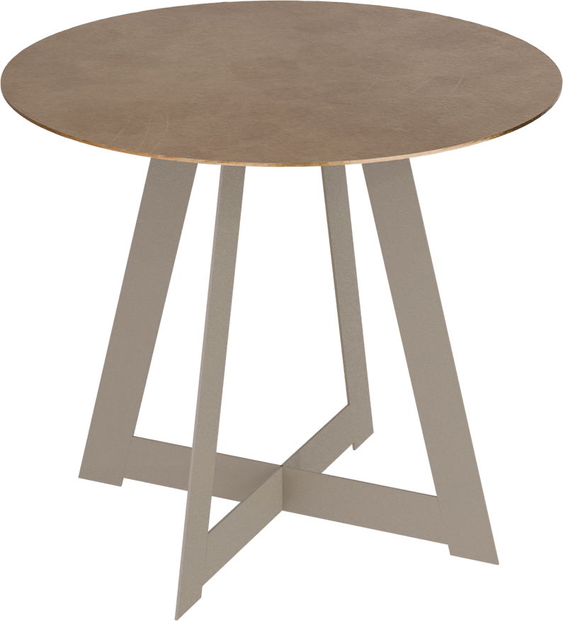 Masterliving Tables TABLE TRIANGLE BEIGE TERRA H.45CM