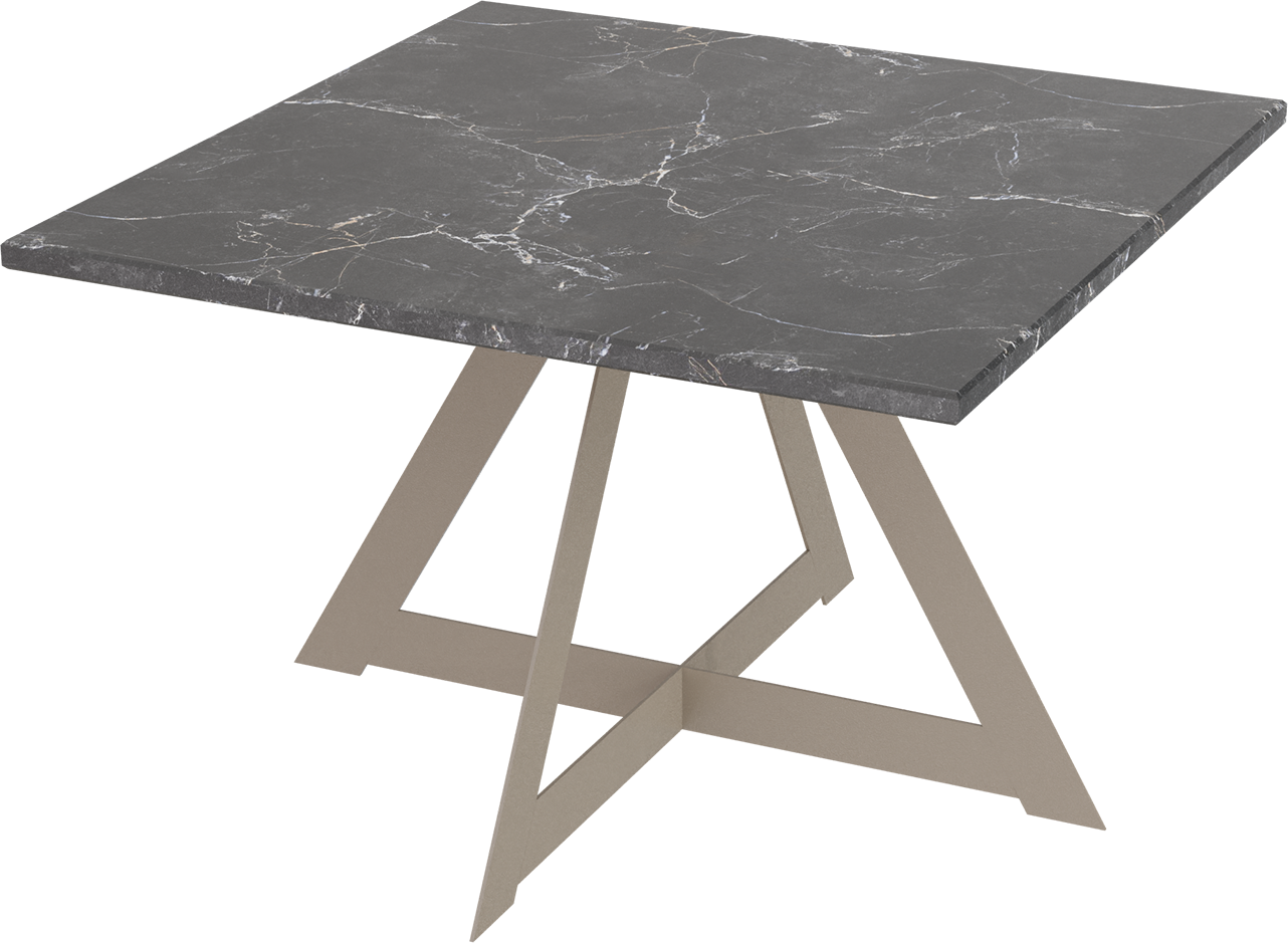 Masterliving Tables TABLE TRIANGLE BEIGE TERRA H.40CM