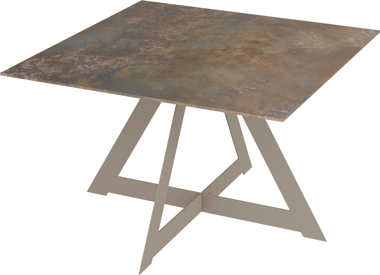 Masterliving Tables TABLE TRIANGLE BEIGE TERRA H.40CM
