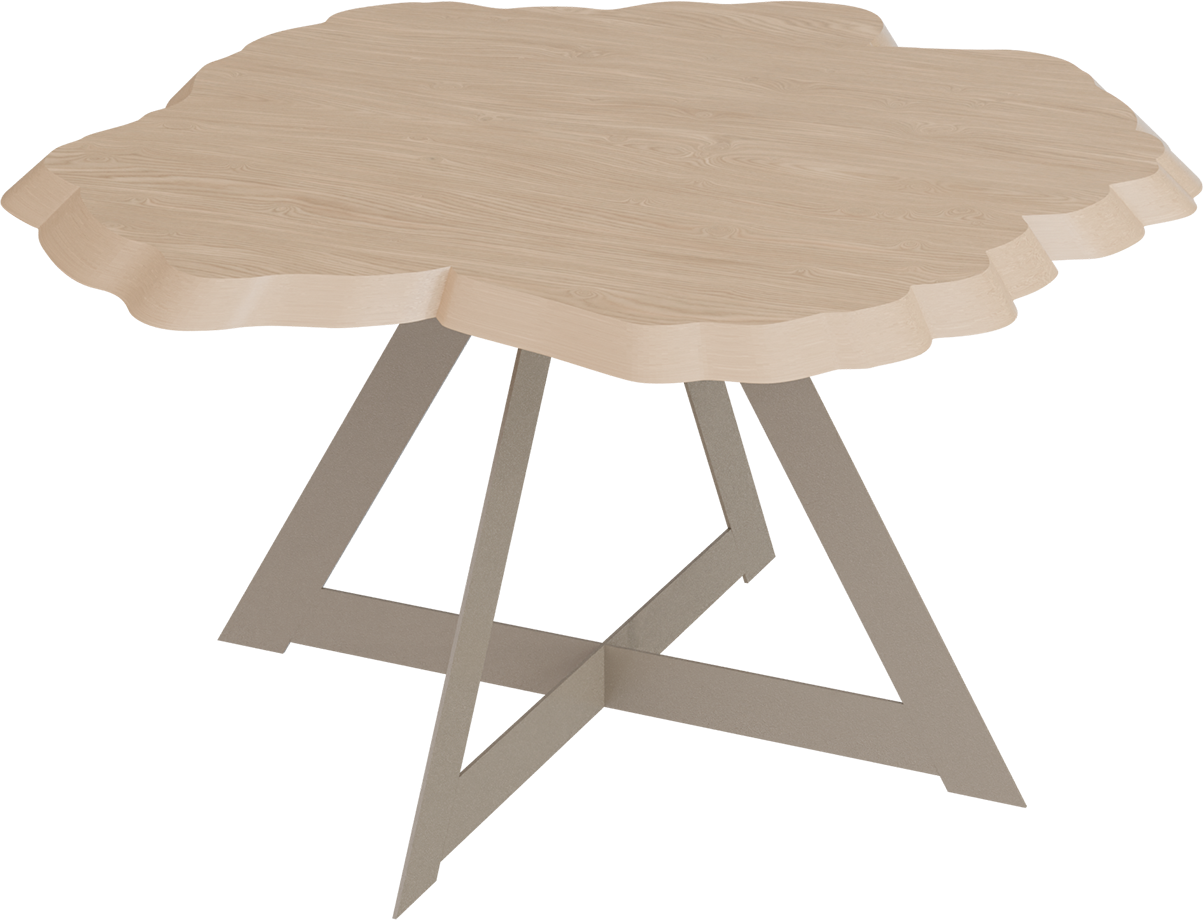 Masterliving Tables TABLE TRIANGLE BEIGE TERRA H.40CM