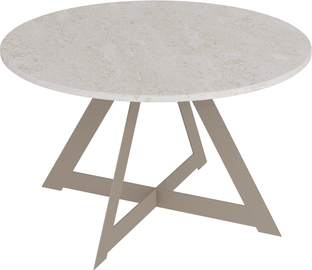 Masterliving Tables TABLE TRIANGLE BEIGE TERRA H.40CM