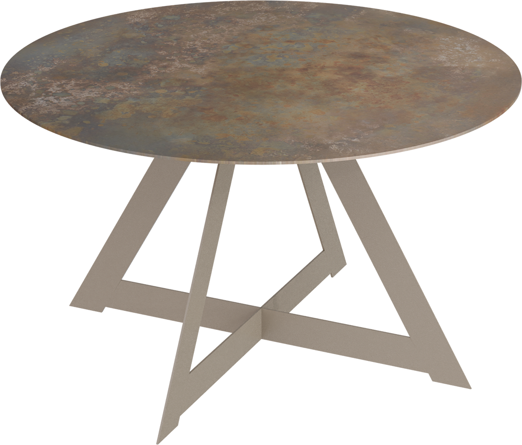Masterliving Tables TABLE TRIANGLE BEIGE TERRA H.40CM